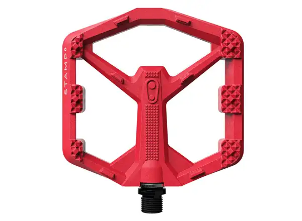 Crankbrothers Stamp 0 Large platformové pedály Bright Red