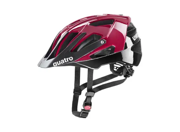 Uvex Quatro přilba Ruby Red/Black