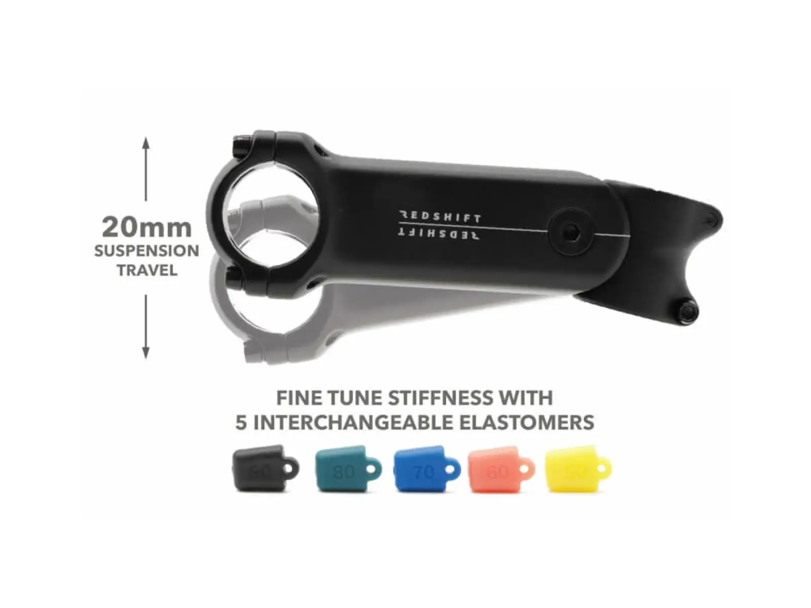 Redshift ShockStop představec +/- 6° 1 1/8" 120 mm černá