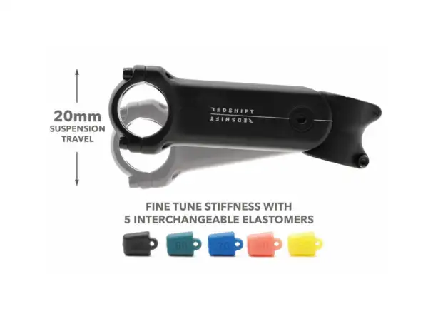 Redshift ShockStop představec +/- 6° 1 1/8" 120 mm černá