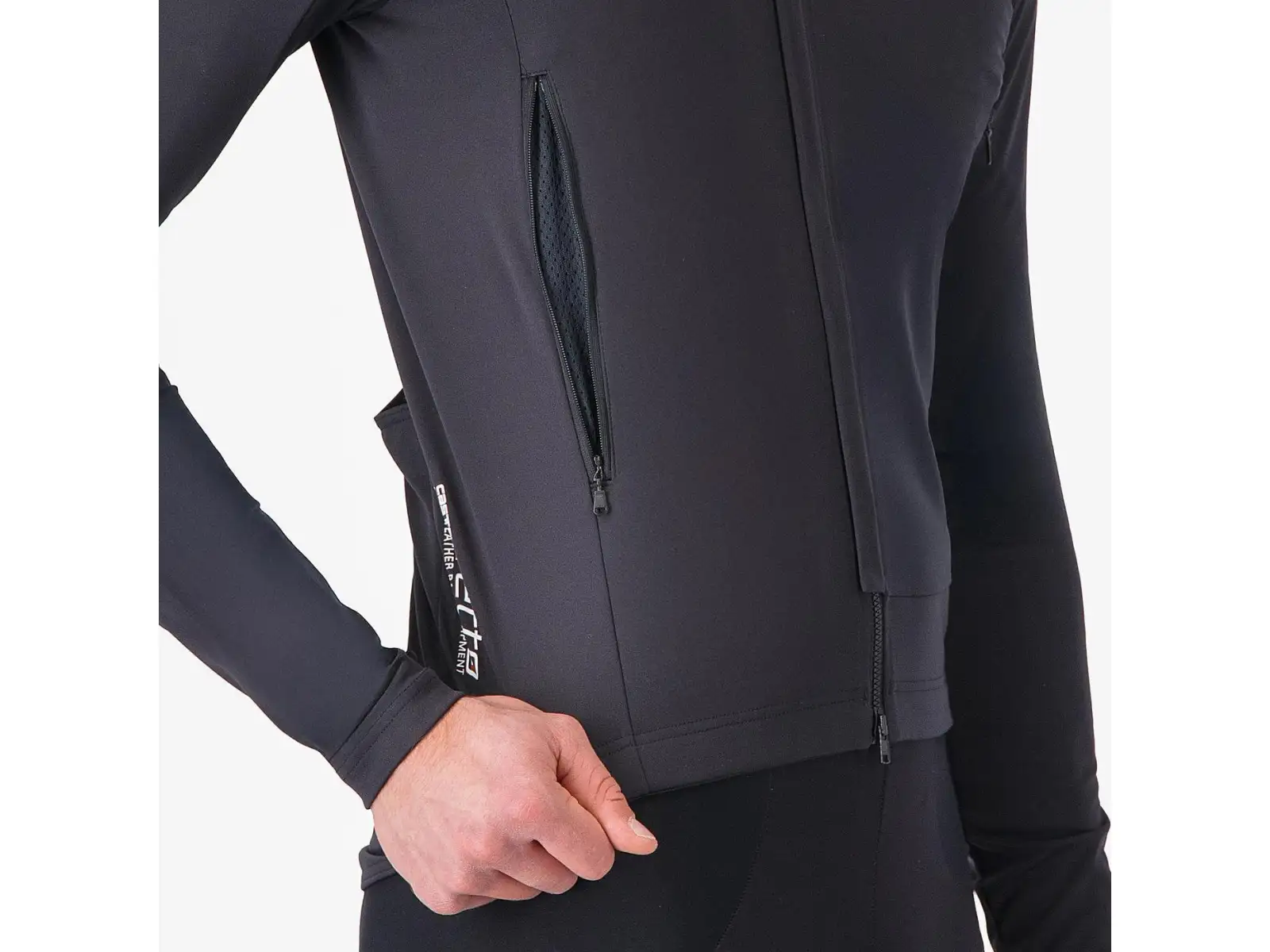 Castelli Perfetto RoS 3 Jacket pánská bunda Light Black/Silver Reflex