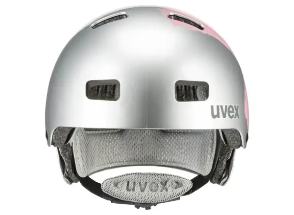 Uvex Kid 3 přilba Silver/Rosé