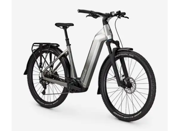 Focus AVENTURA2 6.7 Wave 29" 600Wh nízkonástupové elektrokolo Nepalsilver / Steelgrey