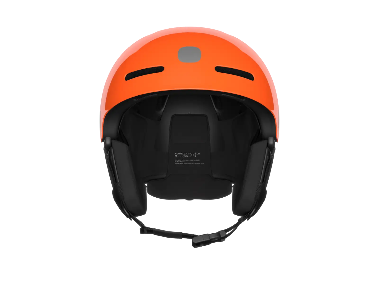 POC POCito Fornix MIPS dětská lyžařská přilba Fluorescent Orange