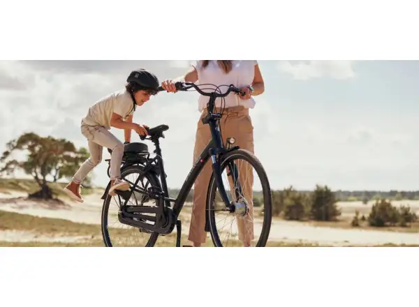 Urban Iki Junior zadní sedačka s adaptérem na nosič Bincho Black/Kurumi Brown