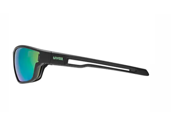 Uvex Sportstyle 806 brýle Black Matt/Mirror Green