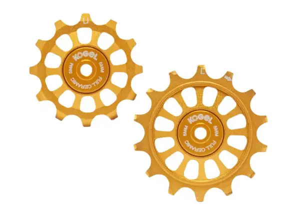 Kogel silniční kladky celokeramické  pro Shimano 12/14 z. celokeramické Gold