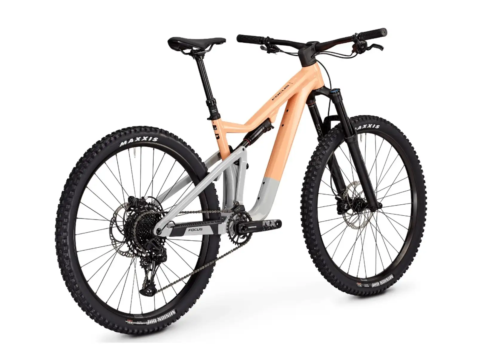 Focus Jam 6.8 DI celoodpružené horské kolo Melon Glossy/Lightgrey Glossy