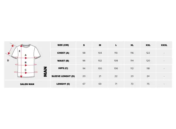 Viking Salen pánské triko claret