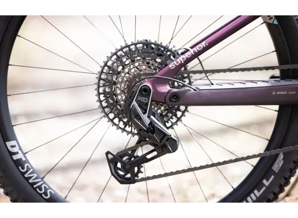 Superior iXF 9.8 horské elektrokolo matte berry carbon