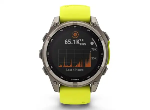 Garmin fenix 8 - 51 mm Solar Sapphire chytré hodinky Titanium Yellow/Graphite