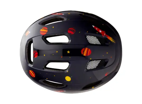 Lazer NUTZ KC dětská přilba černá Vesmír vel. Uni (50-56 cm)
