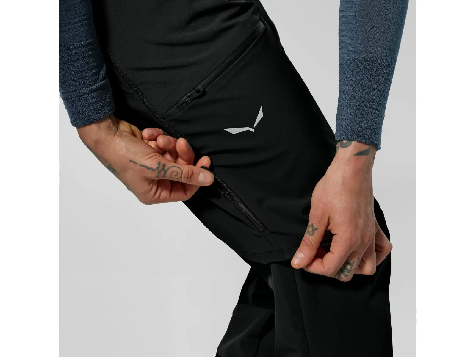 Salewa Ortles Durastretch/Stormwall dámské kalhoty Black Out