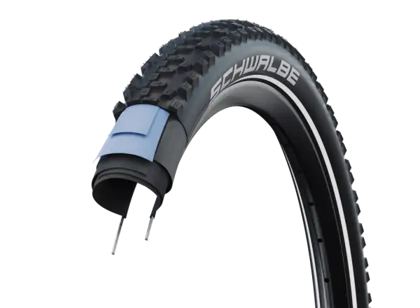 Schwalbe Smart Sam Performance E-50 Addix 20x1,75" MTB plášť kevlar černá/reflex