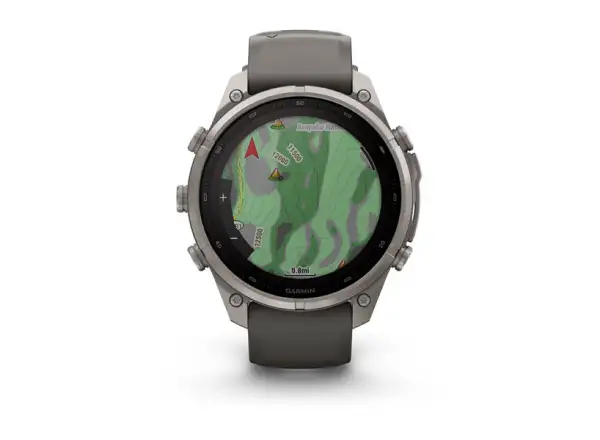Garmin Fénix 9 Pro inReach Solar 47 mm chytré hodinky Titanium Pebble Gray/Silver Gray