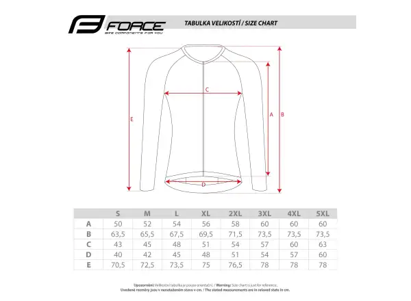 Force Sway pánský dres dlouhý rukáv černá