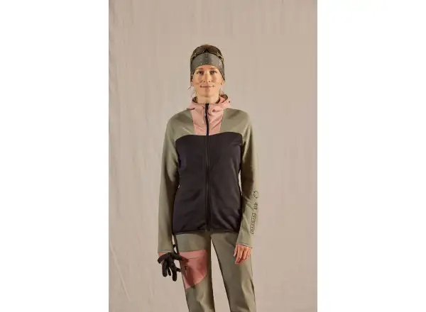 Maloja SunflowerM. dámská sportovní mikina Frosty Green Multi