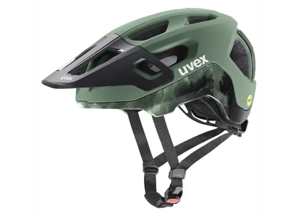 Uvex React MIPS MTB přilba Moss Green/Black Matt