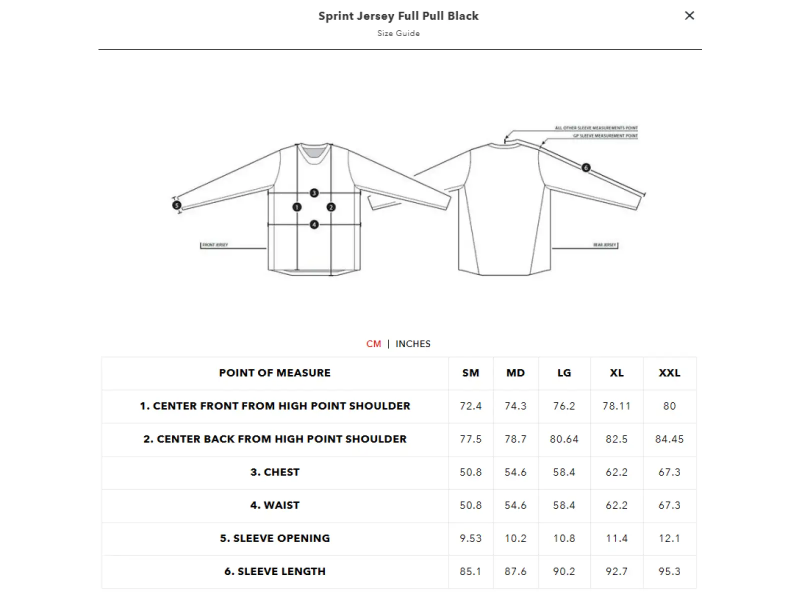 Troy Lee Designs Sprint Full Pull pánský dres dlouhý rukáv Black