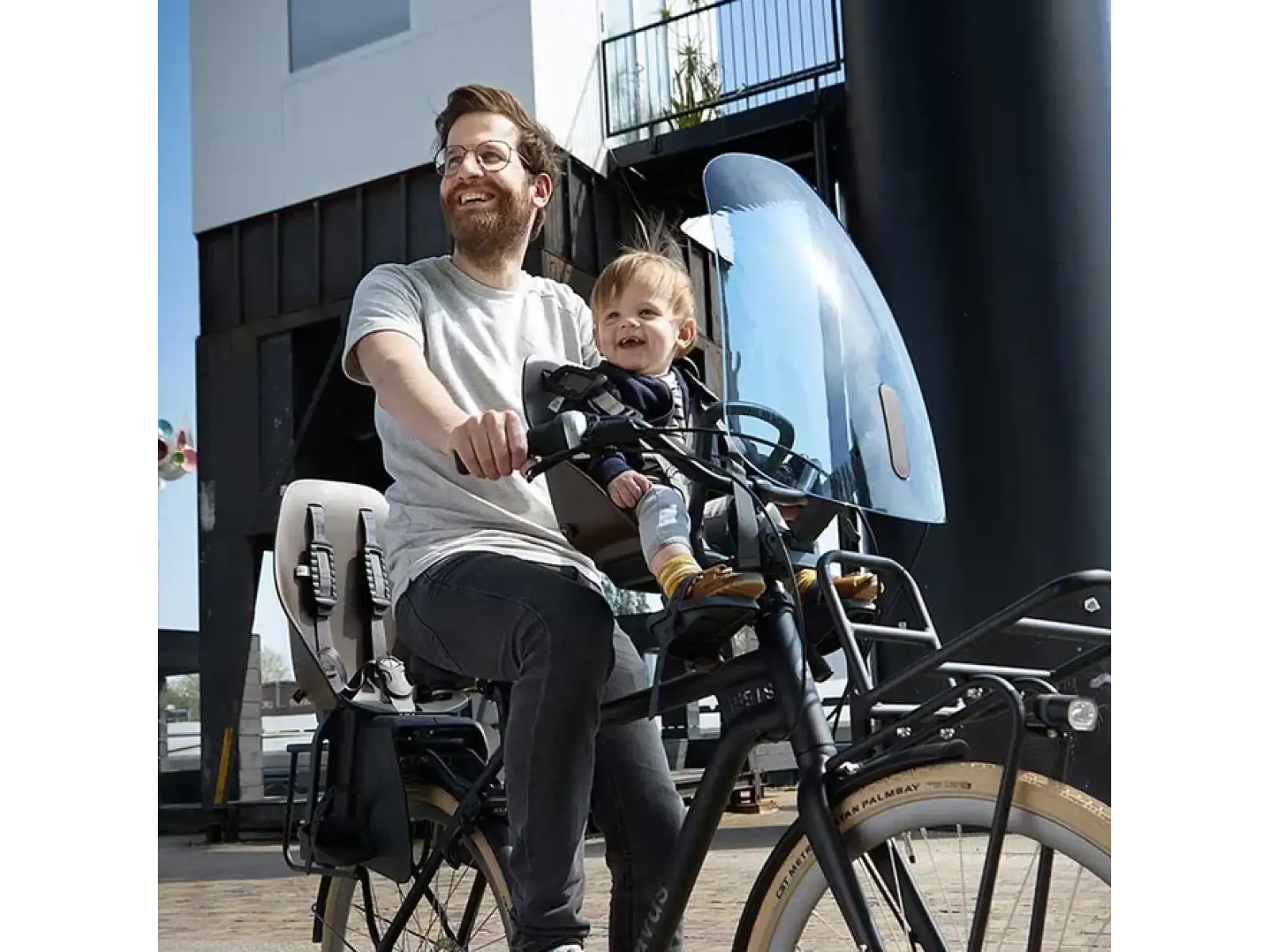 Urban Iki Ta-ke přední sedačka s MTB/ATB adaptérem Koge Brown/Kurumi Brown