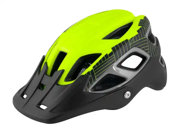 Force Aves MTB přilba fluo/černá matná