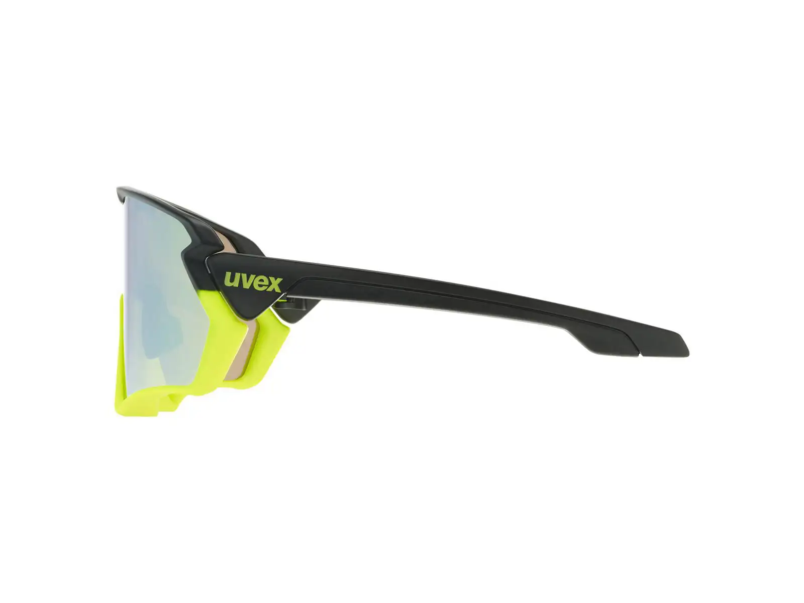 Uvex Sportstyle 231 brýle Black Lime Mat/ Mirror Yellow (Cat. 3)