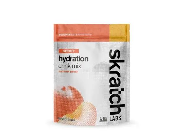 Skratch Labs Hydration Sport Drink Mix iontový nápoj 440 g broskev