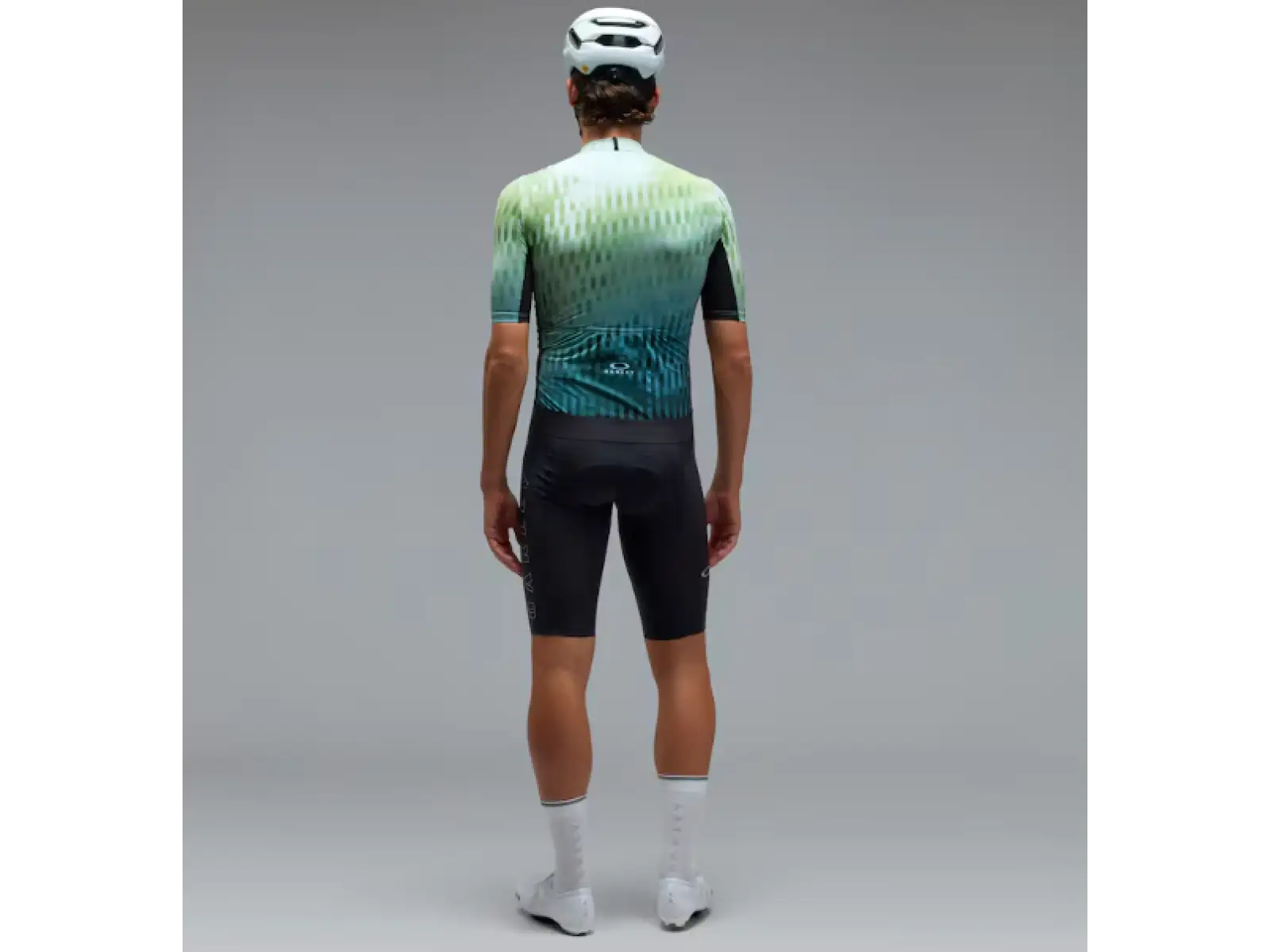 Oakley Icon Training pánský dres krátký rukáv Green Glitch Print