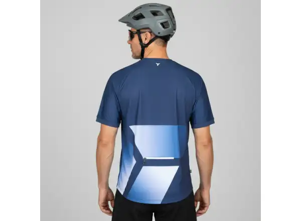 Silvini Gallo pánský volný dres krátký rukáv Navy Cloud