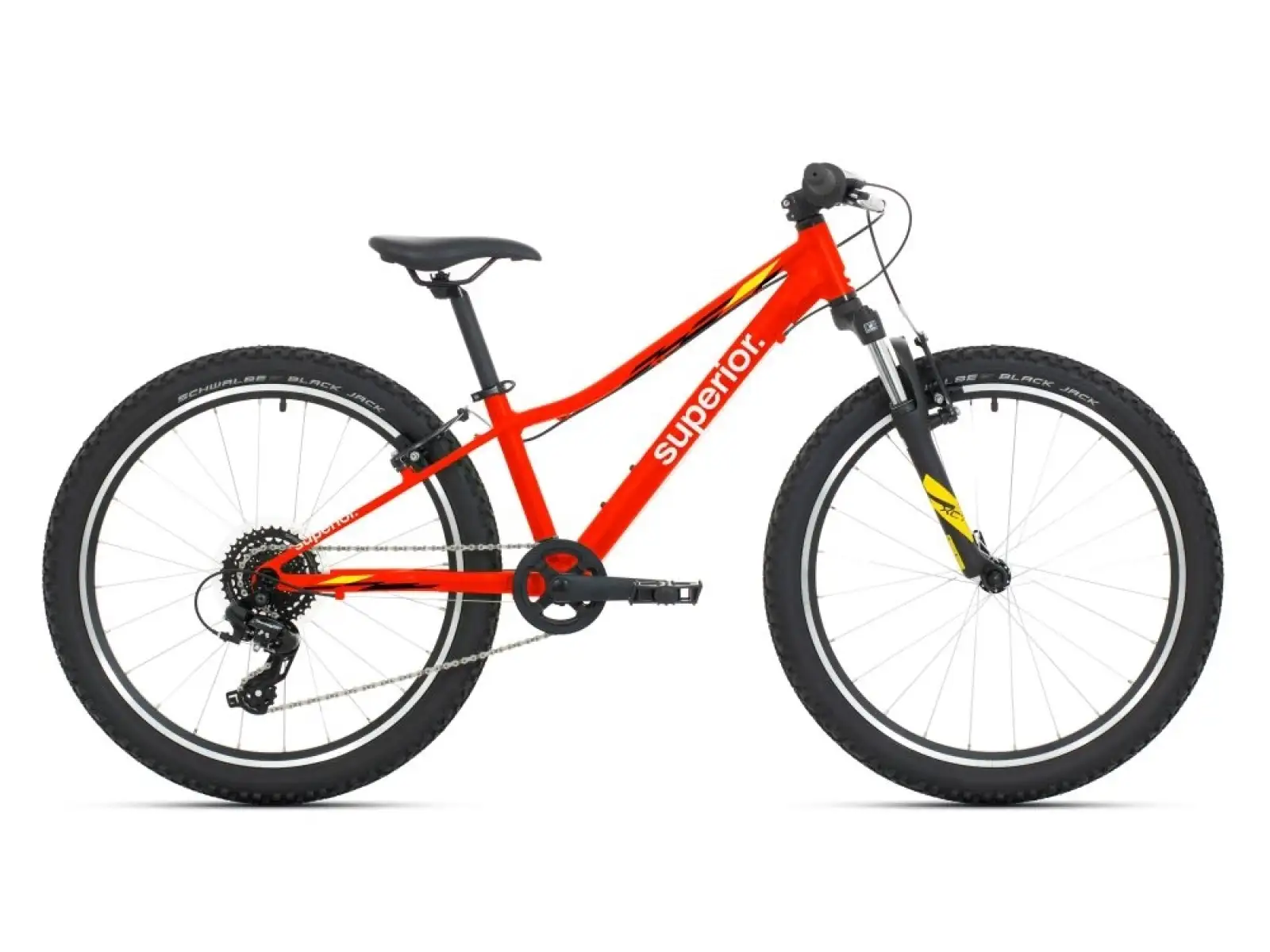 Superoir Racer 24 dětské kolo Gloss Red