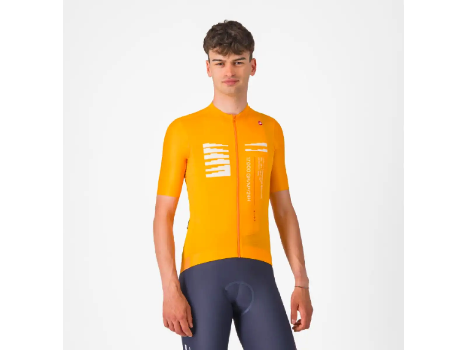 Castelli Espresso R-A/D pánský dres krátký rukáv Vivid Orange