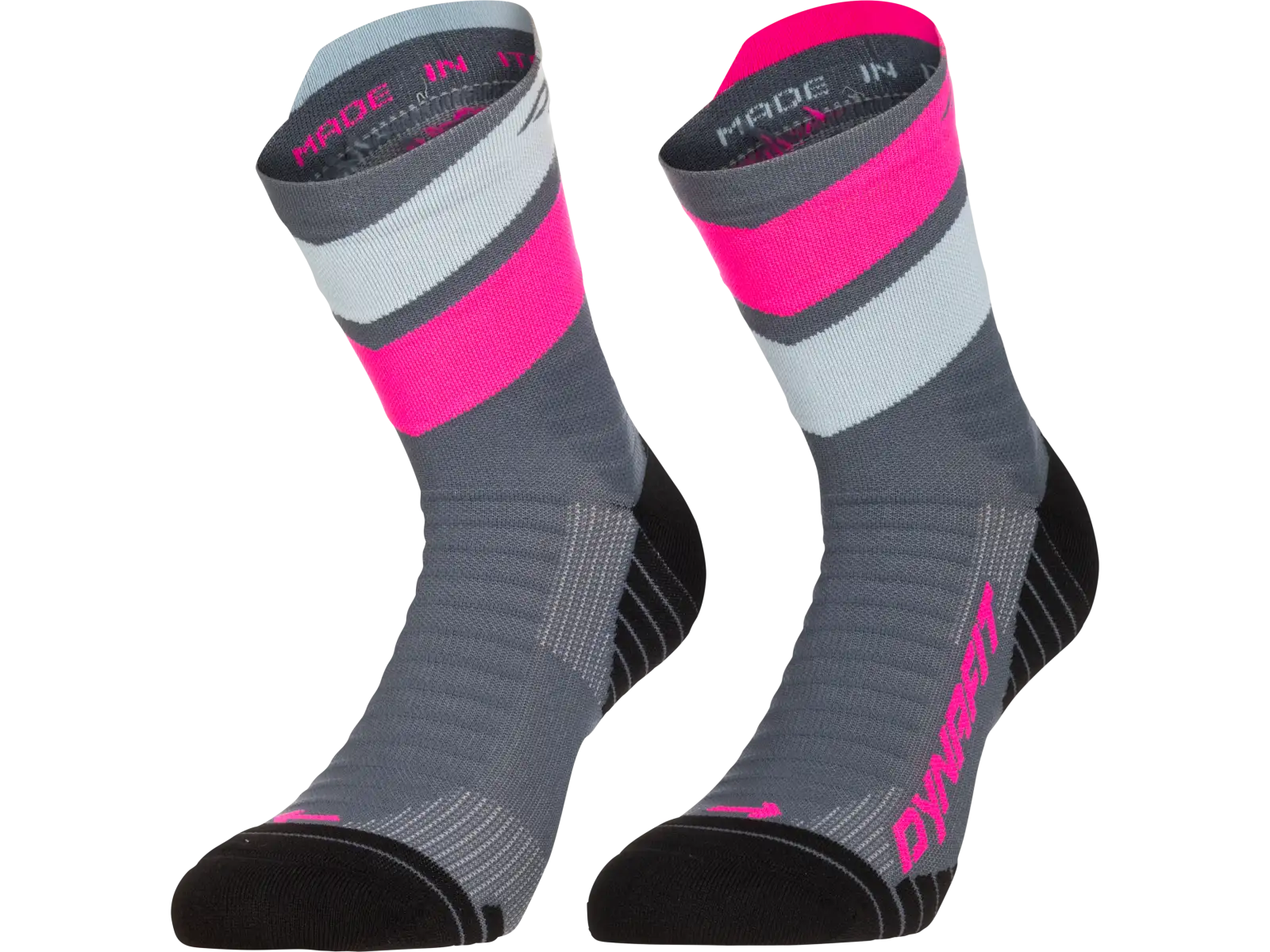 Dynafit Ultra Mid běžecké ponožky Cinder/Pink Glo