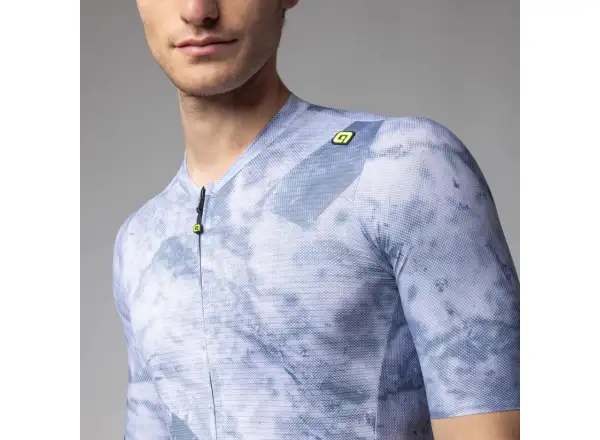 Alé PR-E Marble pánský dres krátký rukáv Steel Blue