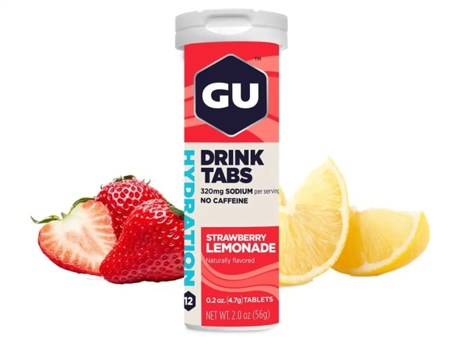 GU Hydration Drink Tabs rozpustné tablety Strawberry Lemonade 54 g