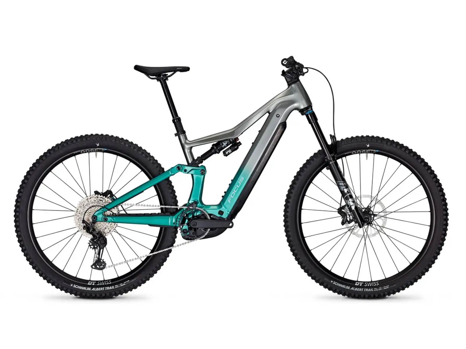 Focus JAM2 6.9 800 Wh horské elektrokolo Nepalsilver / Emeraldgreen