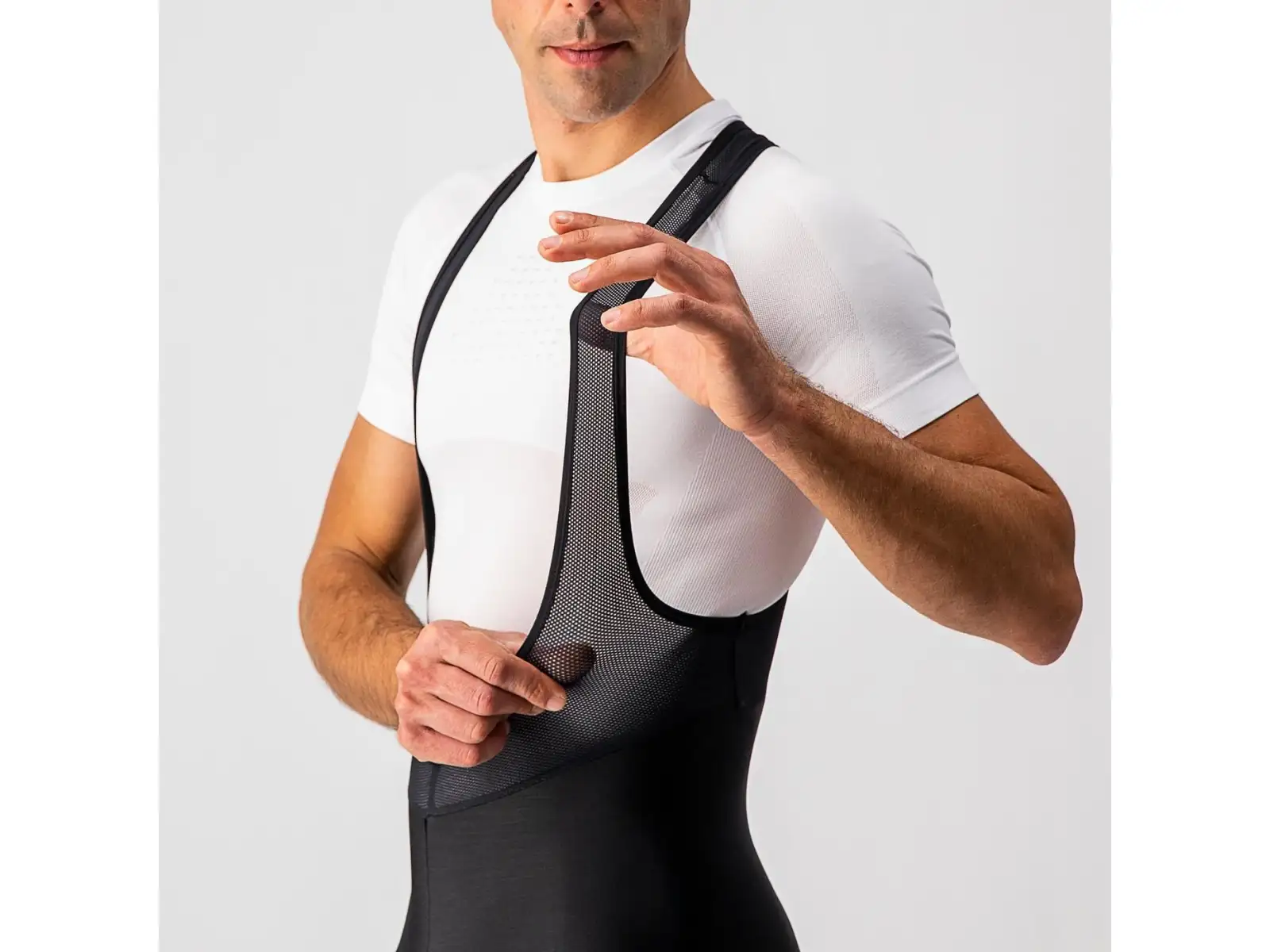 Castelli Entrata pánské kalhoty s laclem a vložkou Black