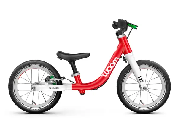 Woom GO 1 Red 12 dětské odrážedlo