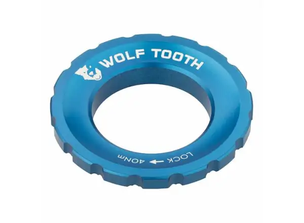 Wolf Tooth Centerlock externí matice modrá