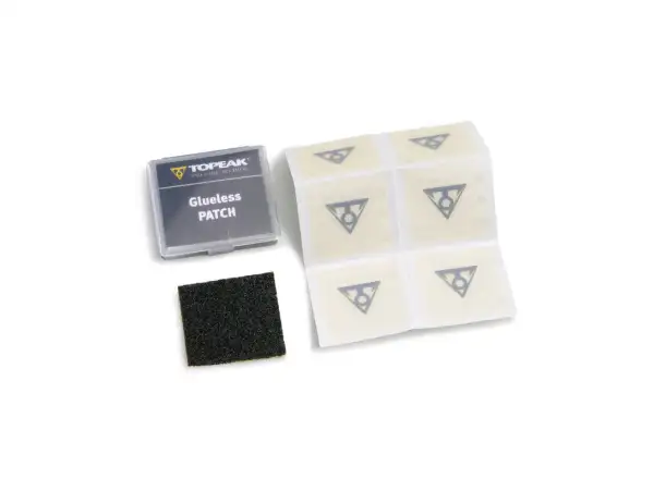Topeak záplaty samolepící Flypaper 6ks+brusný papír