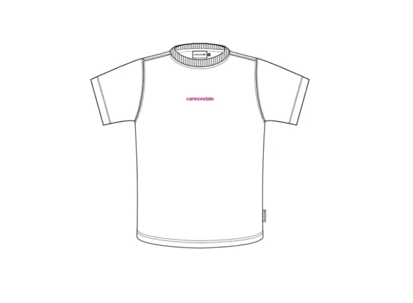 Cannondale Lifestyle unisex triko krátký rukáv White/Orc