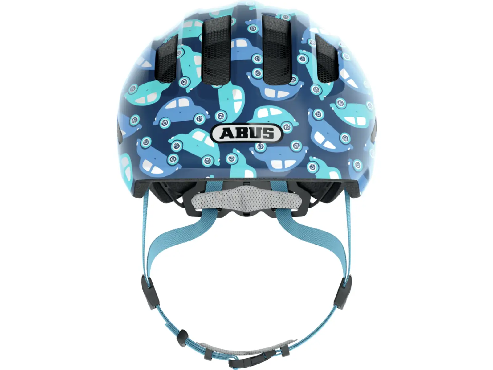 Abus Smiley 3.0 LED dětská přilba Blue Car