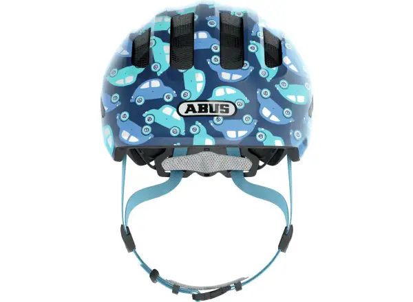 Abus Smiley 3.0 LED dětská přilba Blue Car