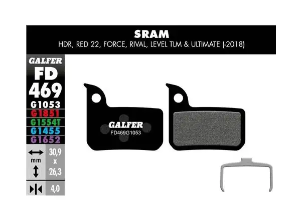 Galfer FD469 Standard pro Sram HRD, Red, Force, Rival