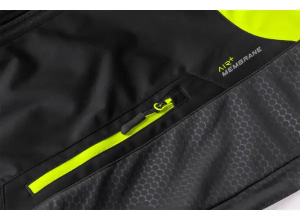 Etape Strong 2.0 pánská bunda černá/žlutá fluo
