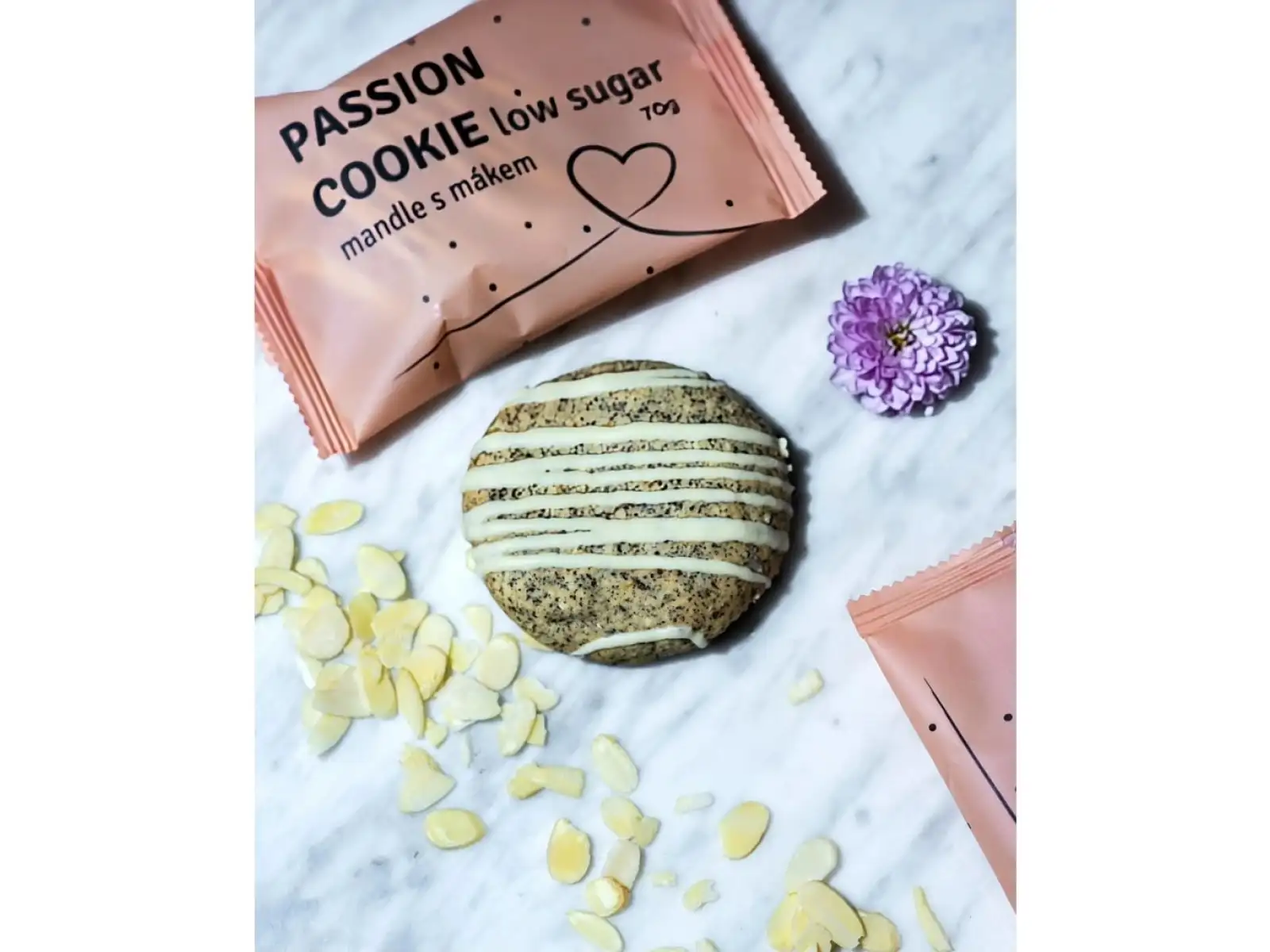 Passion Low sugar cookies Mandle s mákem 70g