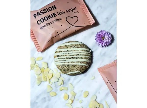 Passion Low sugar cookies Mandle s mákem 70g