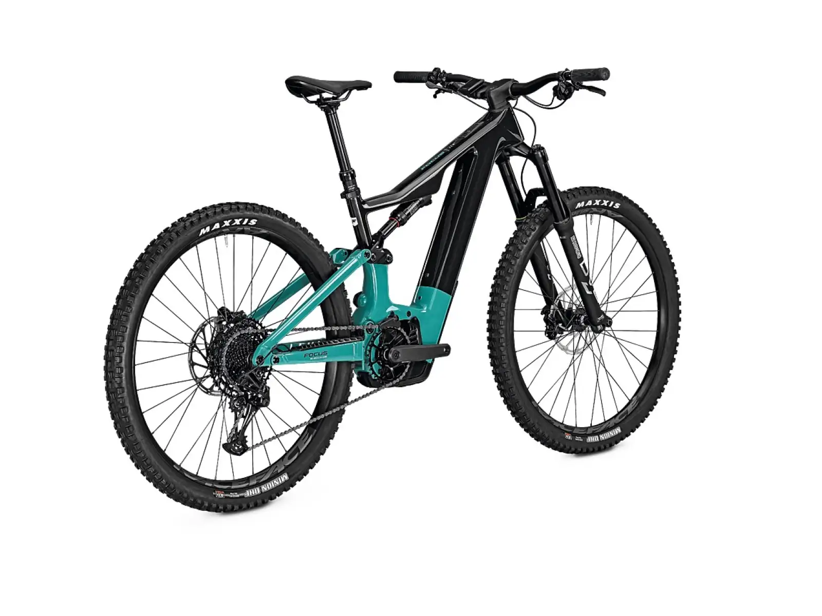 Focus Jam2 8.7 DI 625Wh horské elektrokolo Carbon Raw Glossy / Bluegreen Glossy