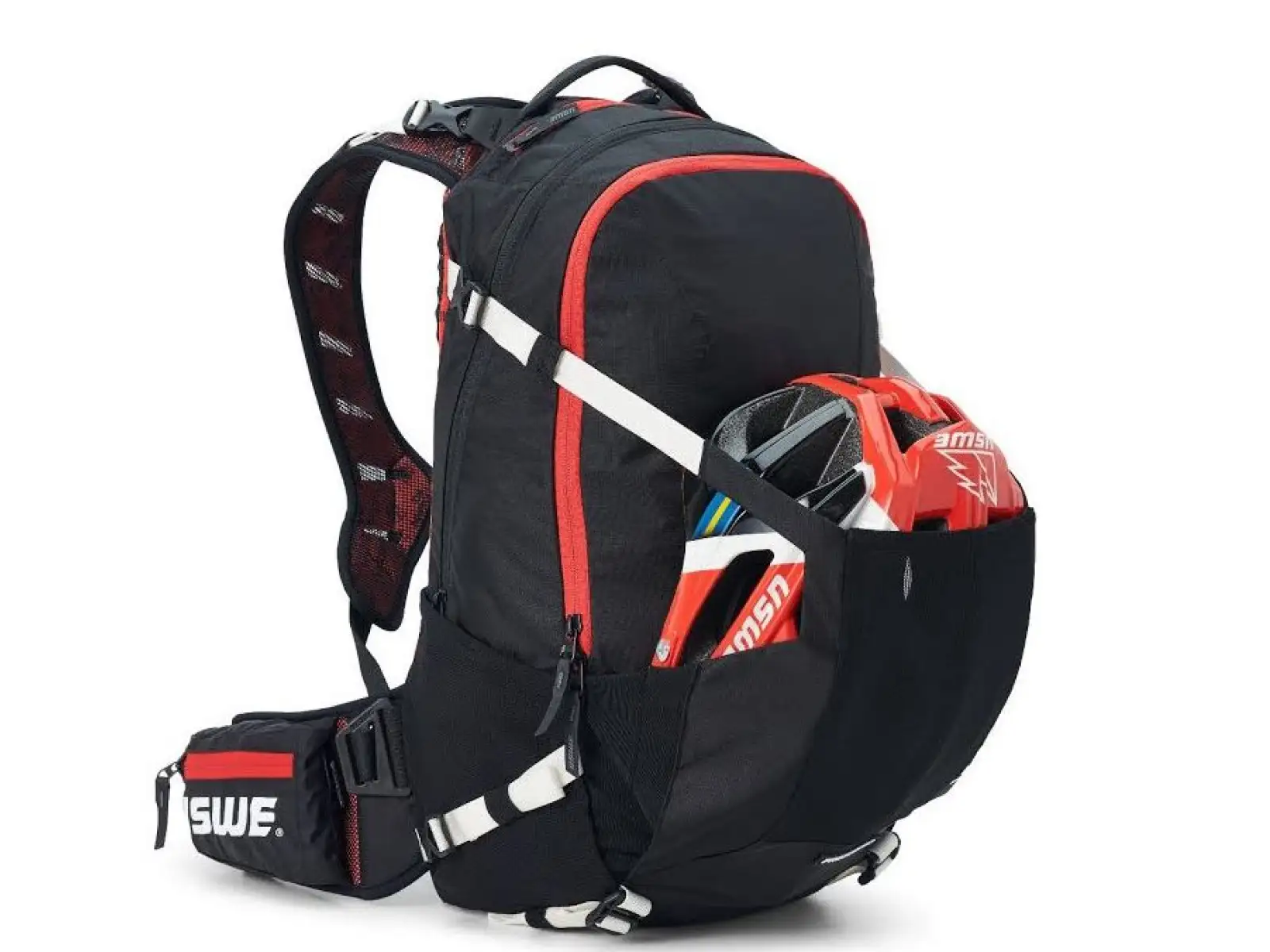USWE Flow batoh 25l Black/red