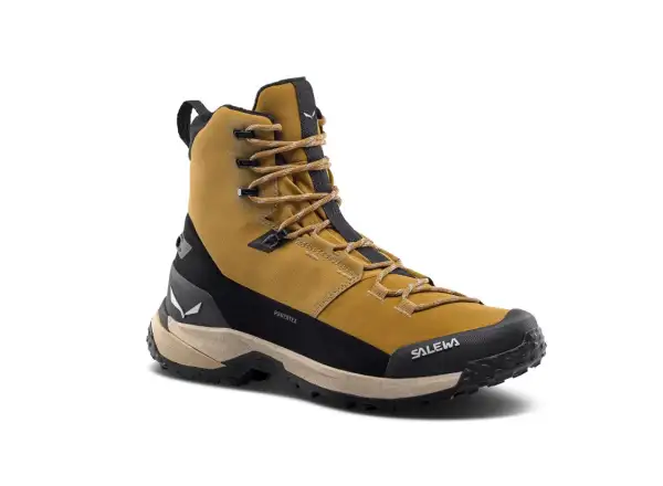 Salewa Puez Winter Mid PTX pánské boty Golden Brown / Black