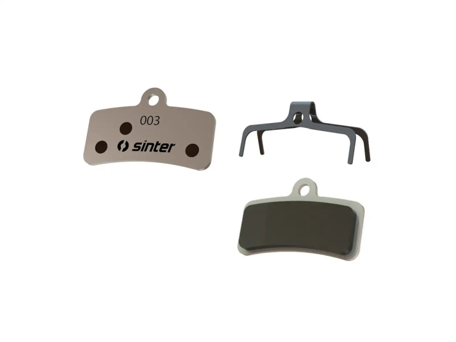 Sinter Shimano D Type brzdové destičky polymer zelená
